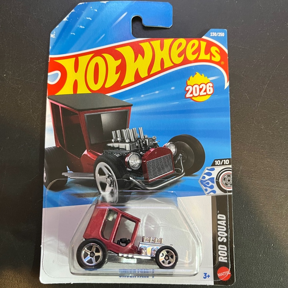 2026 Rod Squad Uncertain-T Red Die-Cast Toy Car